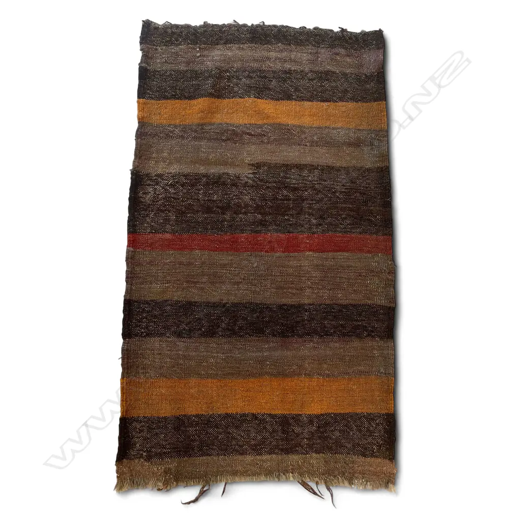 Bag back - plain weave, - striped pattern - braided sides. 105 x 61cm Image 1++